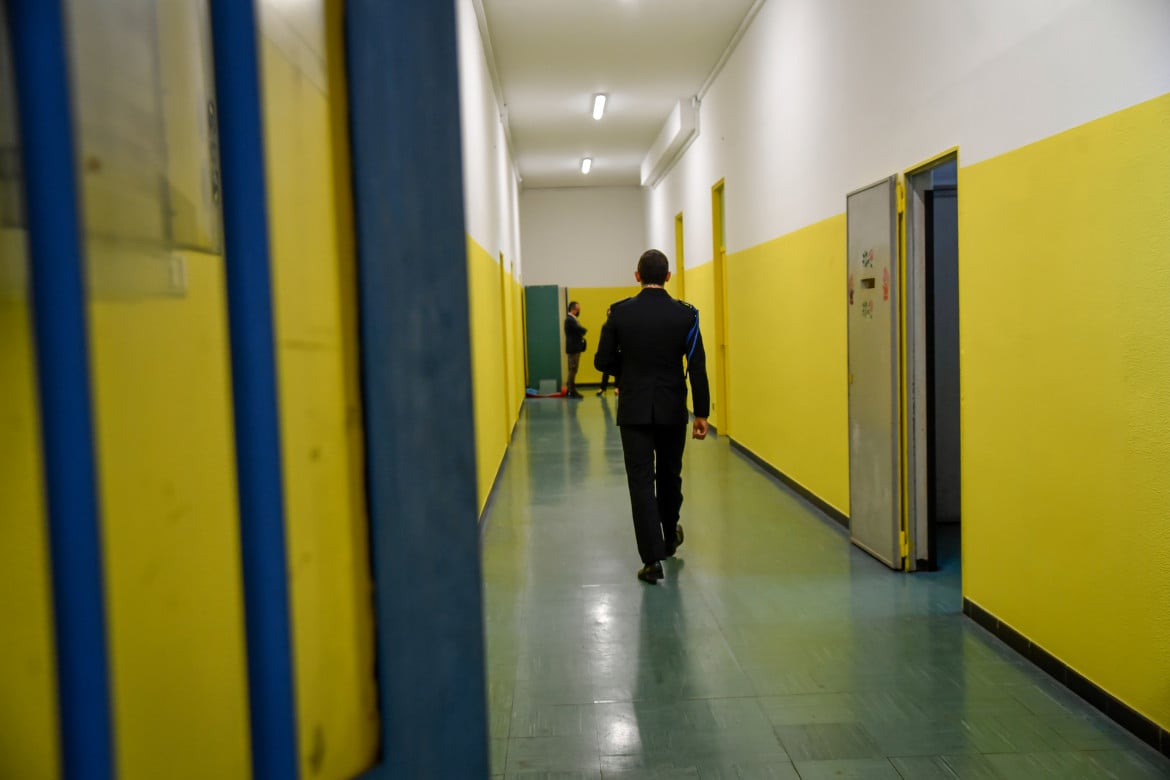 Nel carcere Beccaria di Milano, foto LaPresse