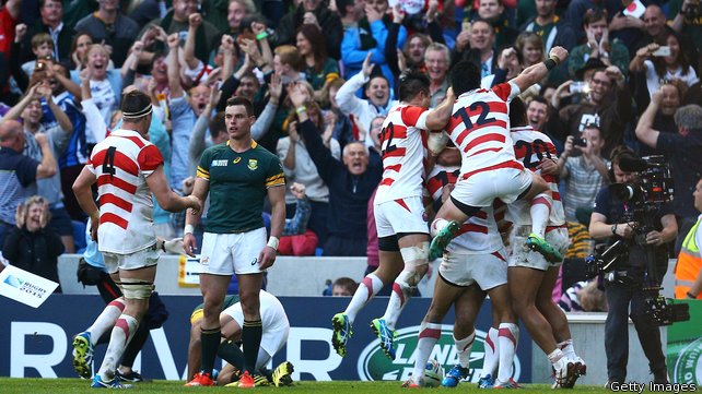 Giappone batte Sudafrica, la partita più incredibile della storia del rugby
